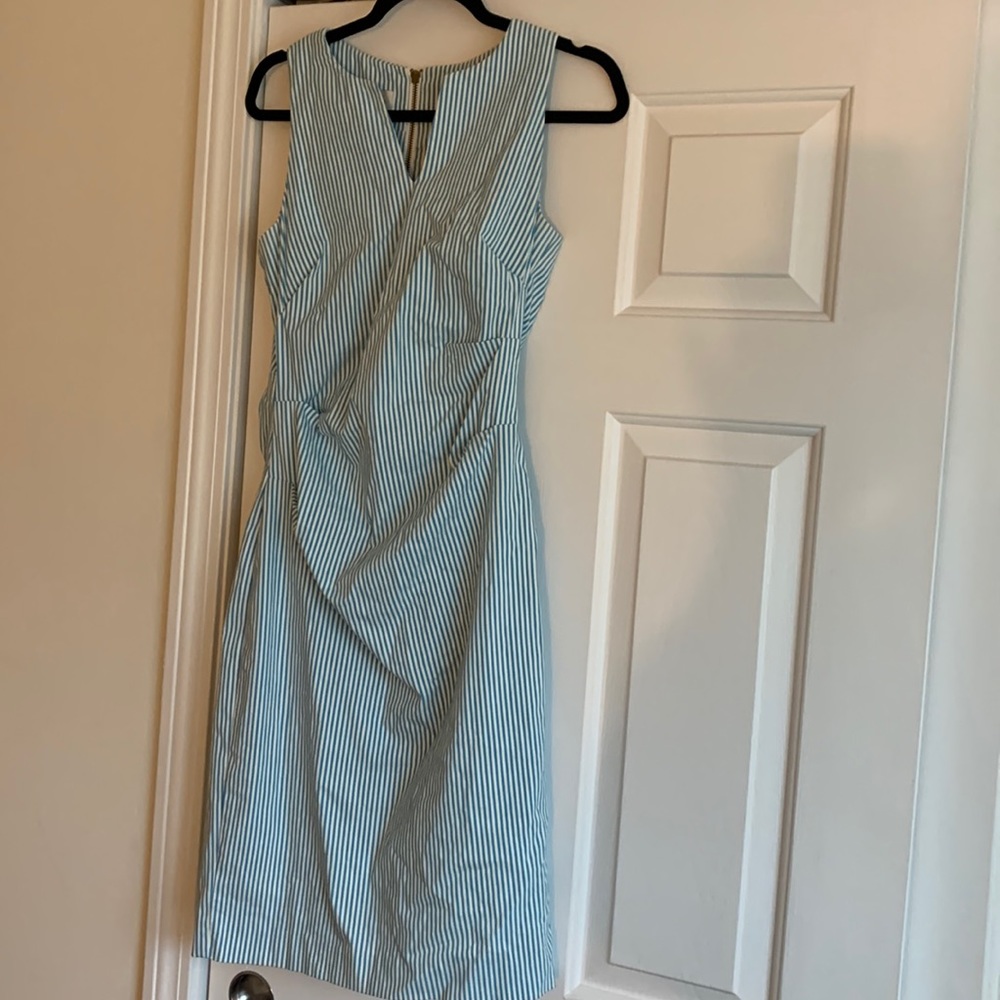 EUC Sarah Campbell stretchy shift dress